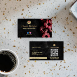 Choco Donus Business | Klassisches Vintag Visitenkarte