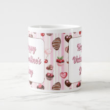 Choco Heart Customizable Specialty Tasse