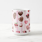 Choco Heart Large Pattern Tasse (Mittel)