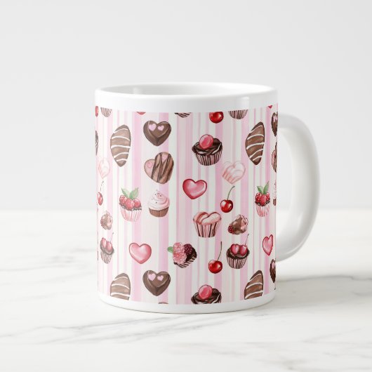 Choco Heart Specialty Tasse (Vorderseite Rechts)