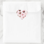 Choco Heart Valentine's Day Stickers (Tasche)