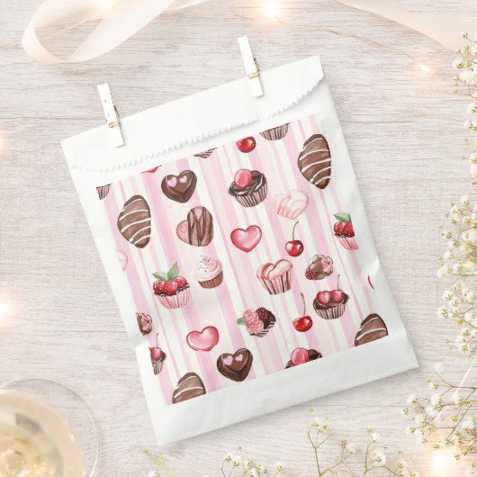 Choco Heart Valentine's Fvor Bags Geschenktütchen (Ausgeschnitten)