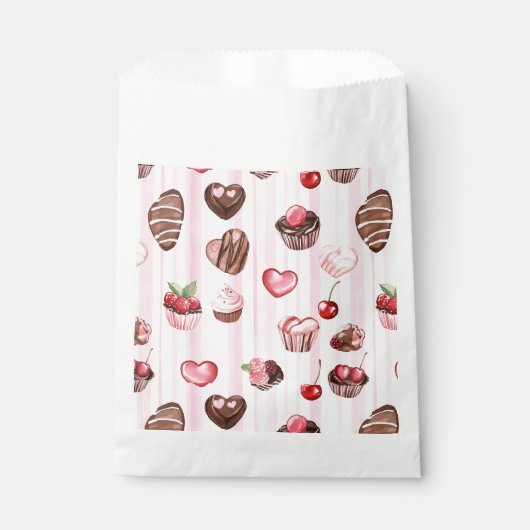 Choco Heart Valentine's Fvor Bags Geschenktütchen (Vorderseite)