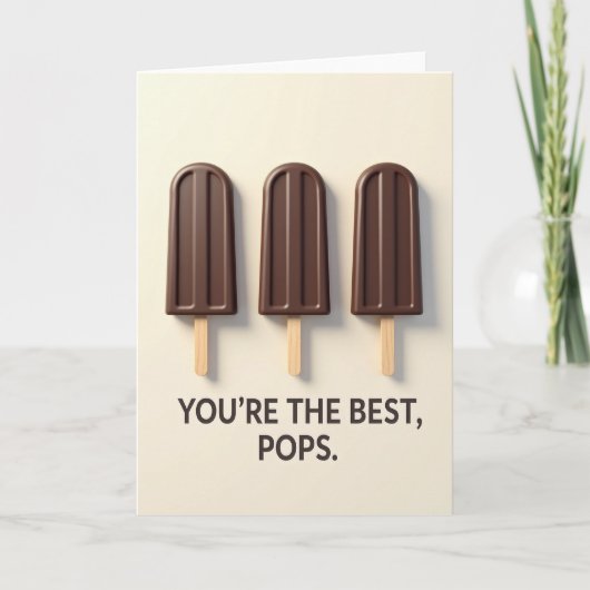 Choco Pops Best Pops Karte (Vorderseite)