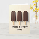 Choco Pops Best Pops Karte (Gelbe Blume)