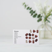 choco Schokoladengeschäft Visitenkarte (Stehend Vorderseite)