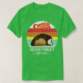 Choco Taco Vergessen Sie nie Retro Style Funny T-Shirt (Design vorne)