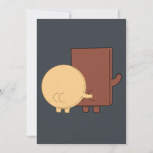 Choco und Pancake spielen Einladung