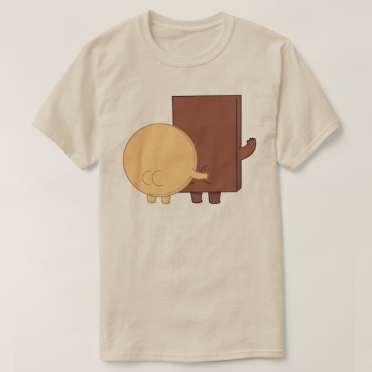 Choco und Pancake spielen T-Shirt (Design vorne)