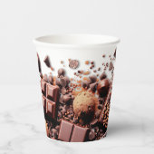 Chocoating Hot Chocolate Kakao Weißbraun Pappbecher (Vorderseite)