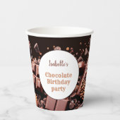 Chocohole Hot Chocolate Kakaoschwarz Pappbecher (Vorderseite)