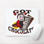 Chocoholic Marienkäfer - "got Schokolade?" Entwurf Mousepad (Mit Mouse)