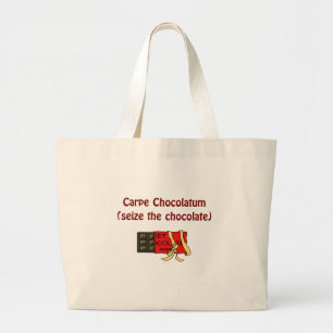 Chocoholic Taschen-Tasche Jumbo Stoffbeutel