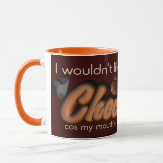 Chocoholic Tasse (Links)