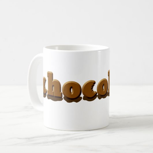 Chocoholic Tasse (Vorderseite Links)