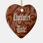 Chocoholics Vereinigtes Herz Ornament (Rechts)