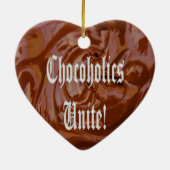 Chocoholics Vereinigtes Herz Ornament (Hinten)