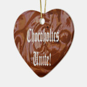 Chocoholics Vereinigtes Herz Ornament (Links)
