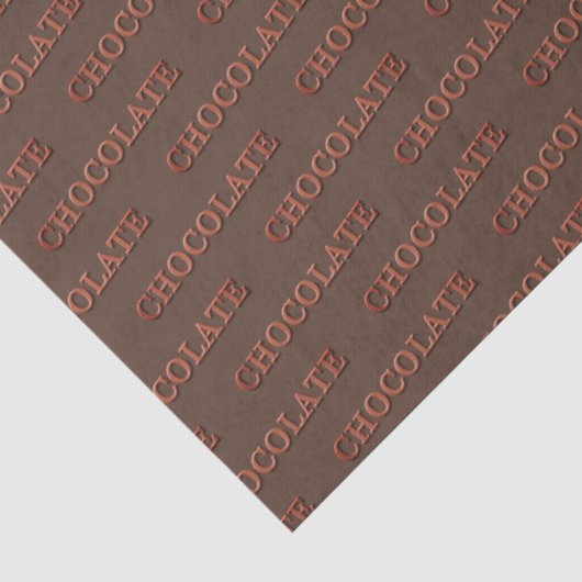 Chocoladen-Geschenk nach Maß Seidenpapier (Detail)