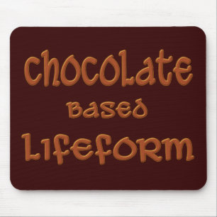 Chocoladenbasiertes Lebewesen Mousepad
