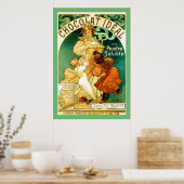 Chocolat ~ Alphonse Mucha ~ Vintage Ad Poster (Küche)