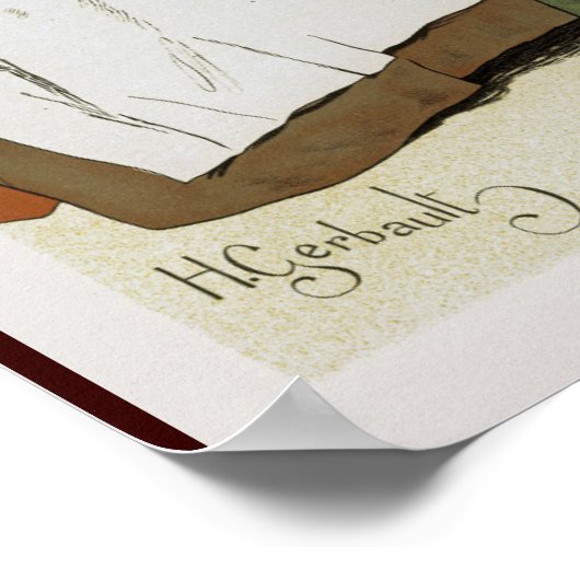 Chocolat Carpentier Poster (Ecke)