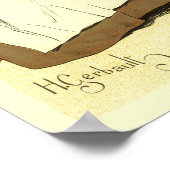 Chocolat Carpentier Vintage französische Werbung Poster (Ecke)