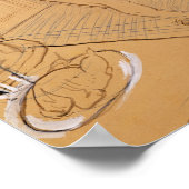 Chocolat Dancing, 1896 Poster (Ecke)