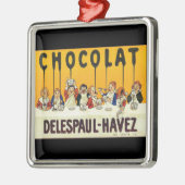 Chocolat Delespaul Havez Ornament Aus Metall (Links)