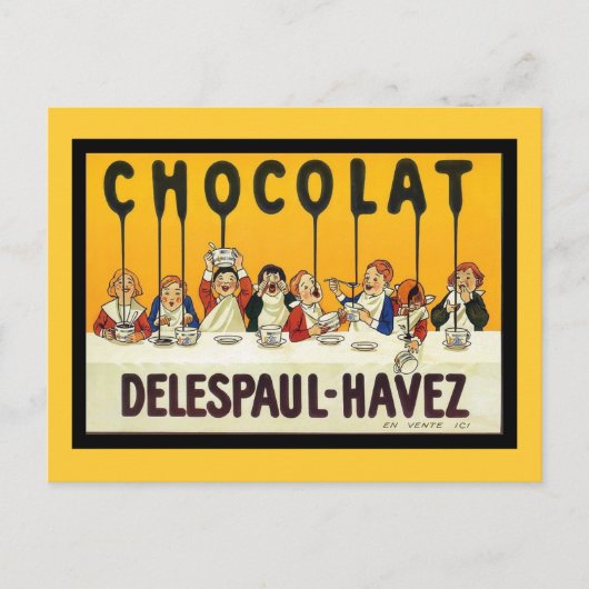 Chocolat Delespaul Havez Postkarte (Vorderseite)