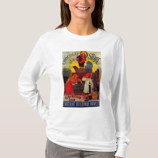 Chocolat du Sport Vintage PosterEurope T-Shirt (Vorderseite)