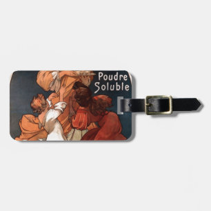 Chocolat Ideal durch Alphonse Mucha Gepäckanhänger