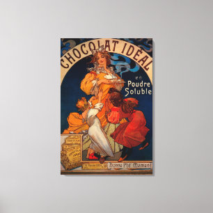 Chocolat Ideal Vintag PosterEurope Leinwanddruck