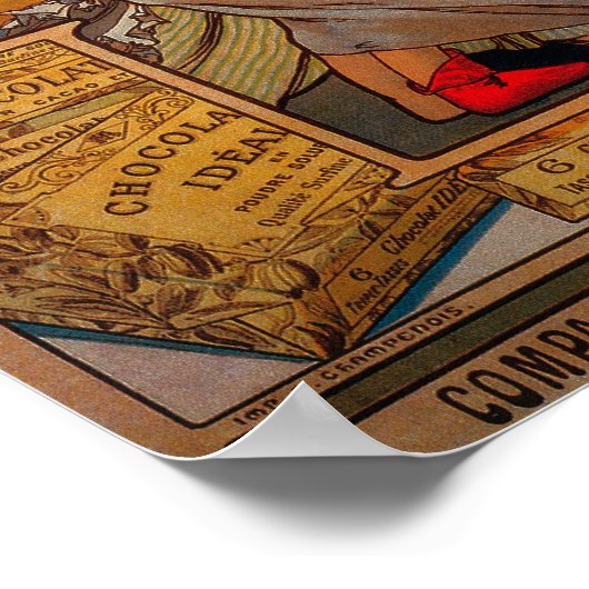 Chocolat Ideal Vintag PosterEurope Poster (Ecke)