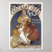 Chocolat Ideal Vintage Ad Poster (Vorne)