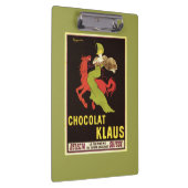 Chocolat Klaus Anzeige-Plakat Klemmbrett (Rechts)