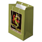 Chocolat Klaus Anzeige-Plakat Mittlere Geschenktüte (Rückseite Schrägansicht)