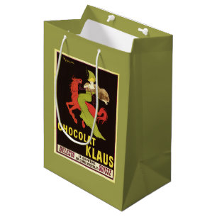 Chocolat Klaus Anzeige-Plakat Mittlere Geschenktüte