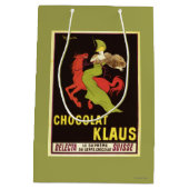 Chocolat Klaus Anzeige-Plakat Mittlere Geschenktüte (Rückseite)