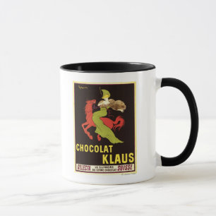 Chocolat Klaus Anzeige-Plakat Tasse