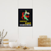 Chocolat Klaus, Vintage Werbung, Poster (Küche)