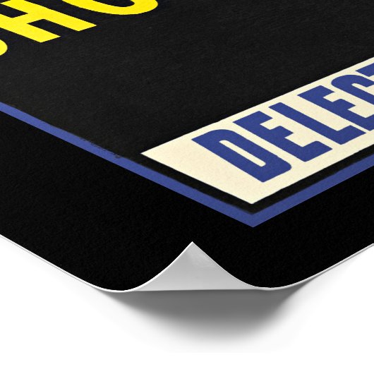 Chocolat Klaus, Vintage Werbung, Poster (Ecke)