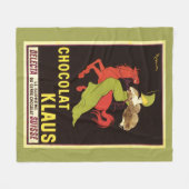 Chocolat Klaus Werbeplakat Fleecedecke (Vorderseite (Horizontal))