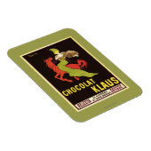 Chocolat Klaus Werbeplakat Magnet (Rechte Seite)