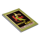 Chocolat Klaus Werbeplakat Notizblock (Rechte Seite)