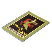 Chocolat Klaus Werbeplakat Notizblock (Linke Seite)