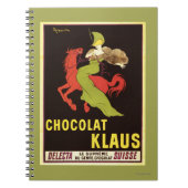 Chocolat Klaus Werbeplakat Notizblock (Vorderseite)