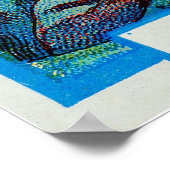 Chocolat Masson Ad mit Zeppelin Airship Poster (Ecke)