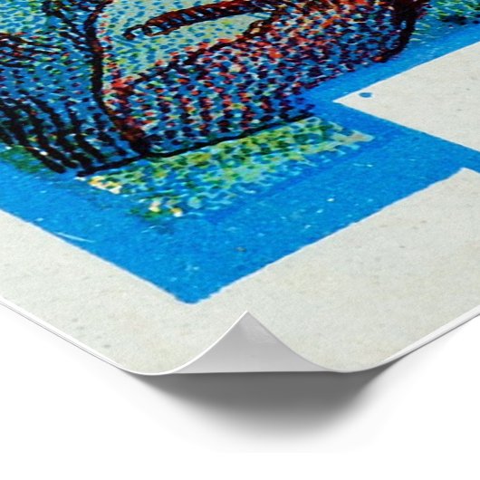 Chocolat Masson Ad mit Zeppelin Airship Poster (Ecke)