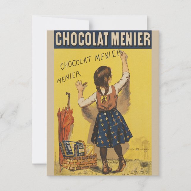 Chocolat Menier Little Girl Wall (Vorderseite)